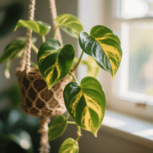 1. Pothos (Epipremnum aureum) 1. Pothos (Epipremnum aureum)