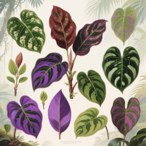 12. Calathea (Various species) 12. Calathea (Various species)