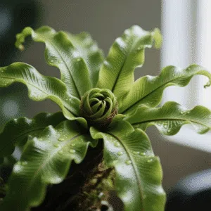9. Bird’s Nest Fern (Asplenium nidus)