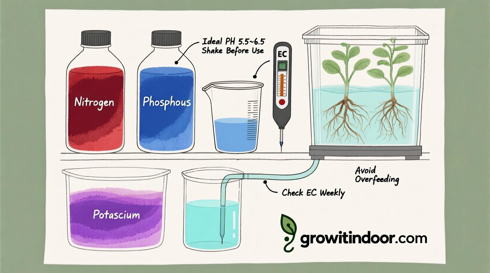 Hydroponic Nutrients Guide How to Mix, Monitor, and Feed Your Plants for Growth