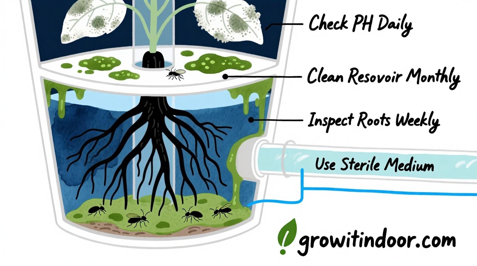Hydroponic Pests and Diseases Spot & Stop Them Early
